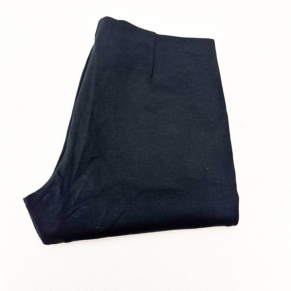 Eileen Fisher Black Legging SlipOn Motorcycle Pants Style F3JH-3 Size Large NWOT